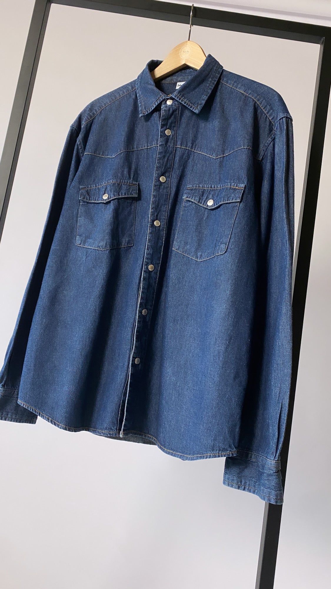 Denim shirt dark blue