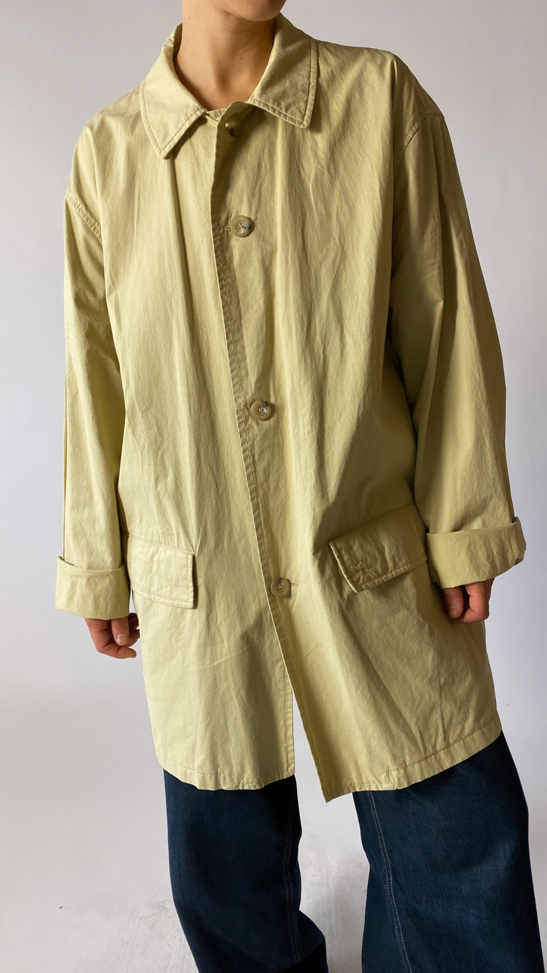 Oversized field jacket beige