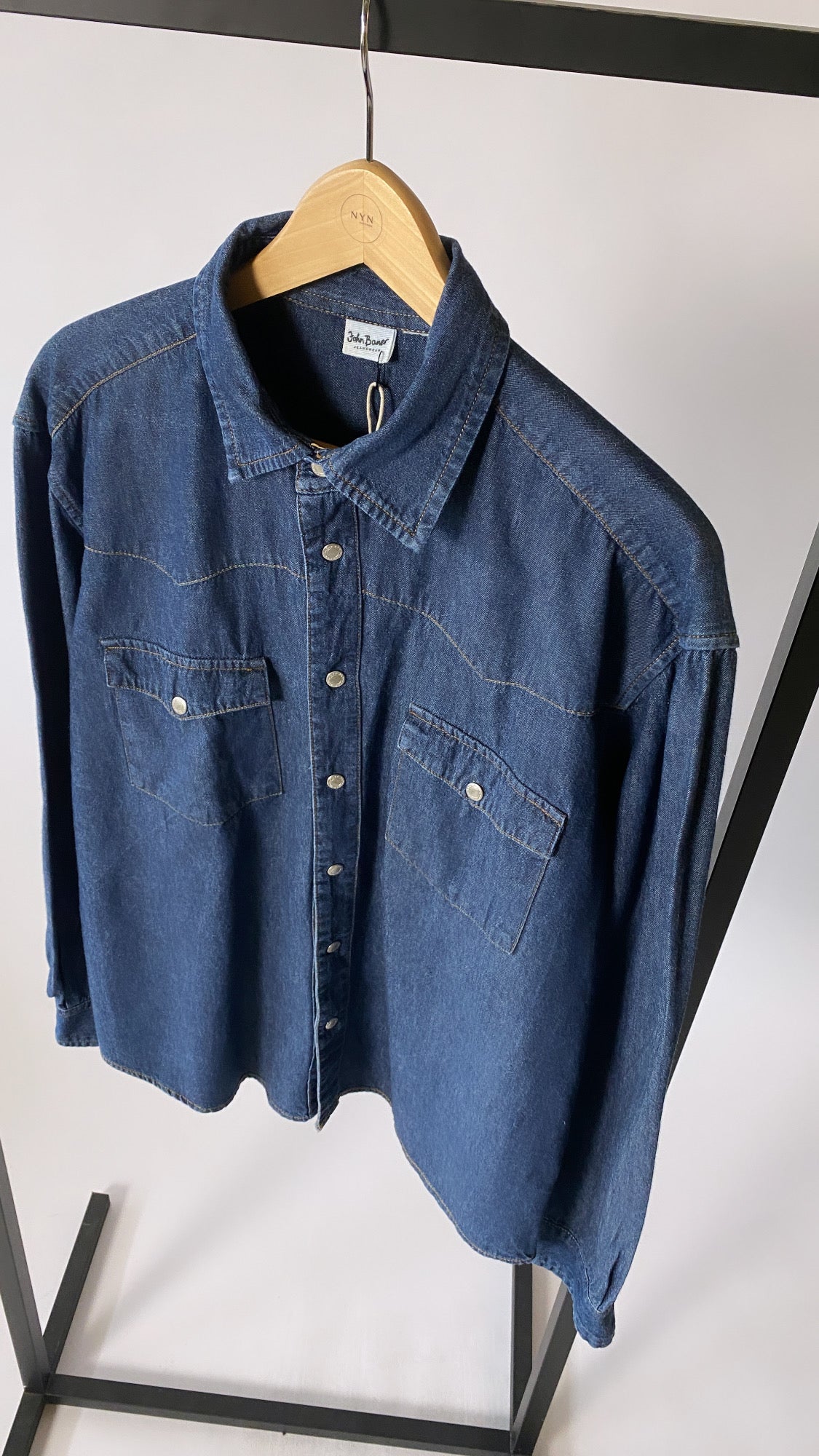 Denim shirt dark blue