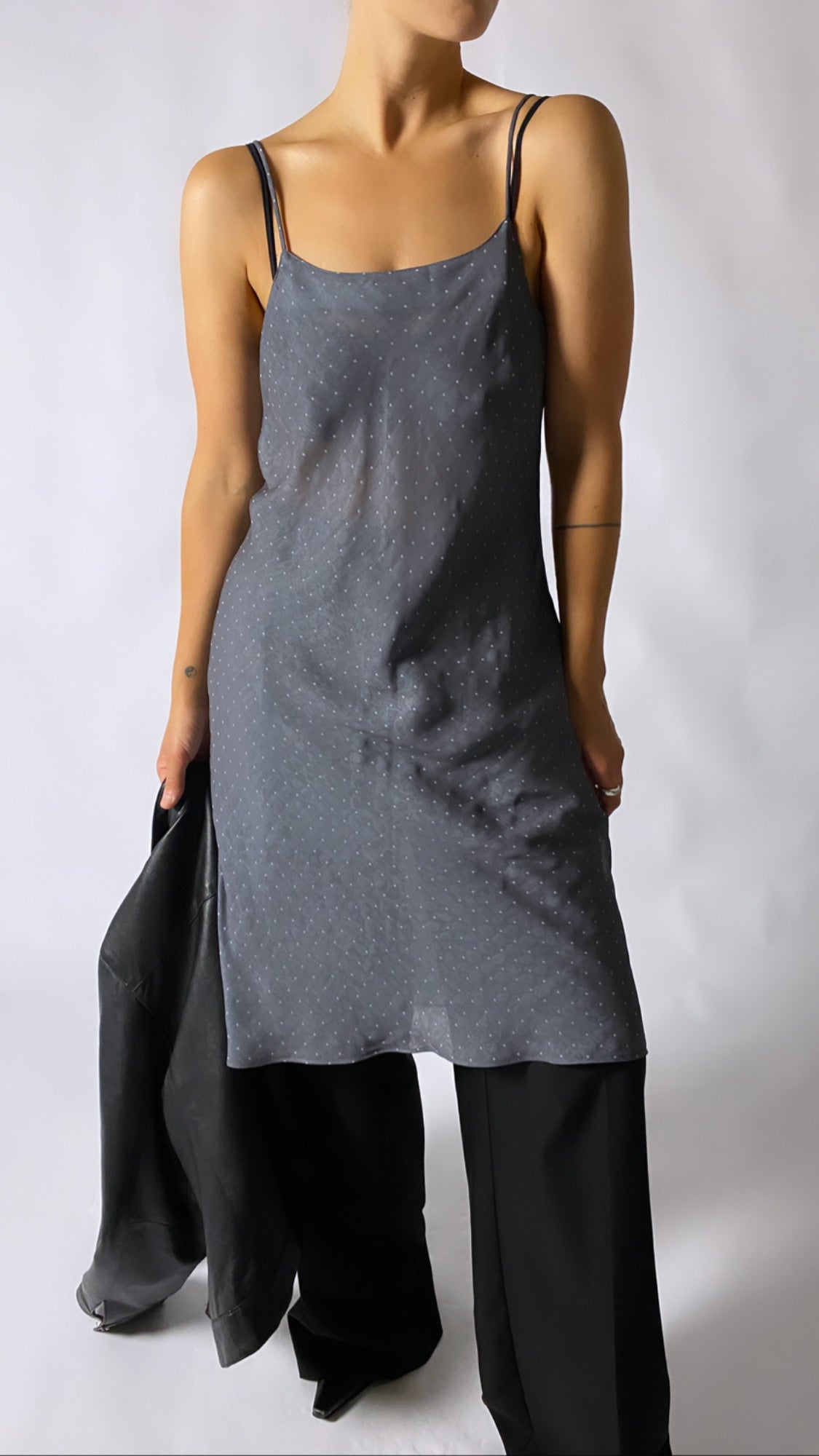 Slip dress grey