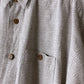 Cotton melee shirt off white/ taupe