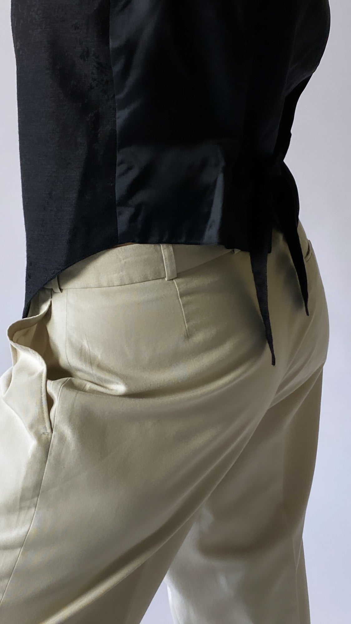 Tailored trousers stone beige