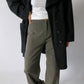 Belted wool coat dark grey