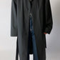 Oversized trench coat black