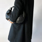 Oversized wool coat | Black