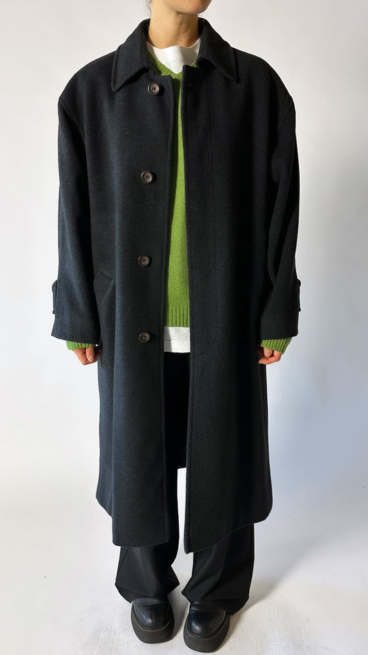 Oversized unisex wool coat | Antra