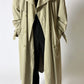 Long trench coat | Soft ecru