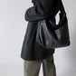 Belted wool coat dark grey