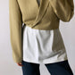 Cropped blazer ecru - Upcycled