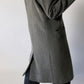 Long lambswool/ mohair coat | Grey