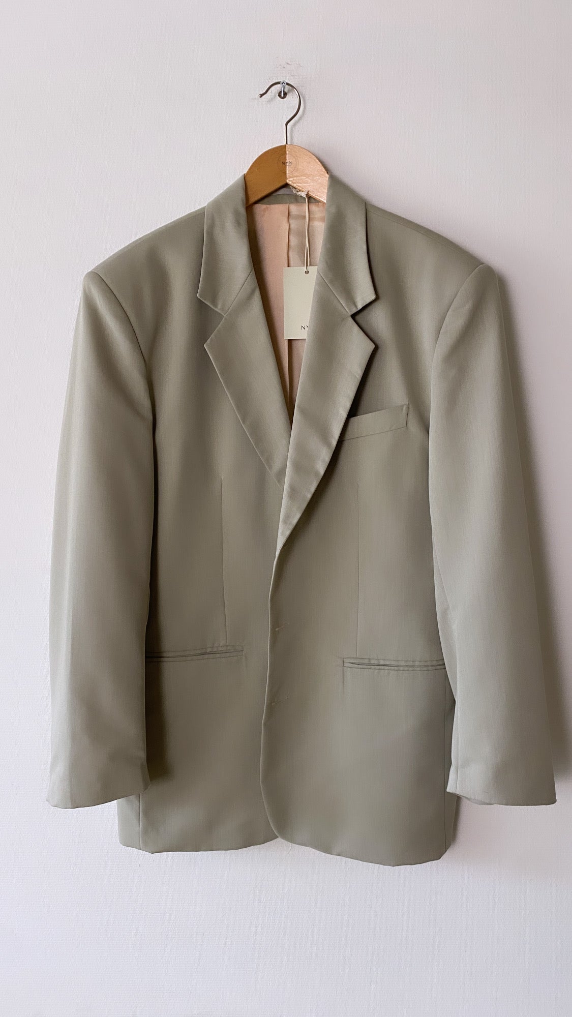 Oversized blazer stone beige