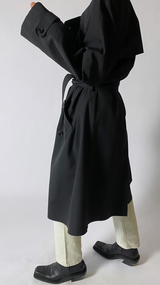 Classic trench coat black