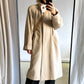 Long wool coat | Soft ecru