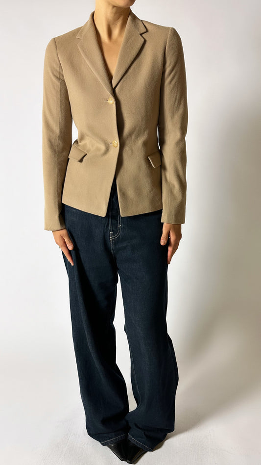 Jil Sander fitted blazer | Soft beige