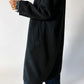 Oversized wool coat | Black