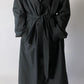 Oversized trench coat black