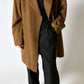 Cashmere blazer coat | Camel