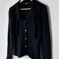 Mohair cardigan | Black