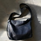 Leather crossbody bag black