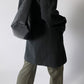 Belted wool coat dark grey