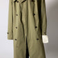 Deadstock trench coat green beige