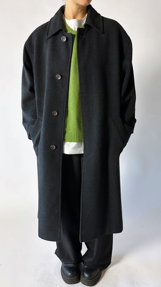 Oversized unisex wool coat | Antra