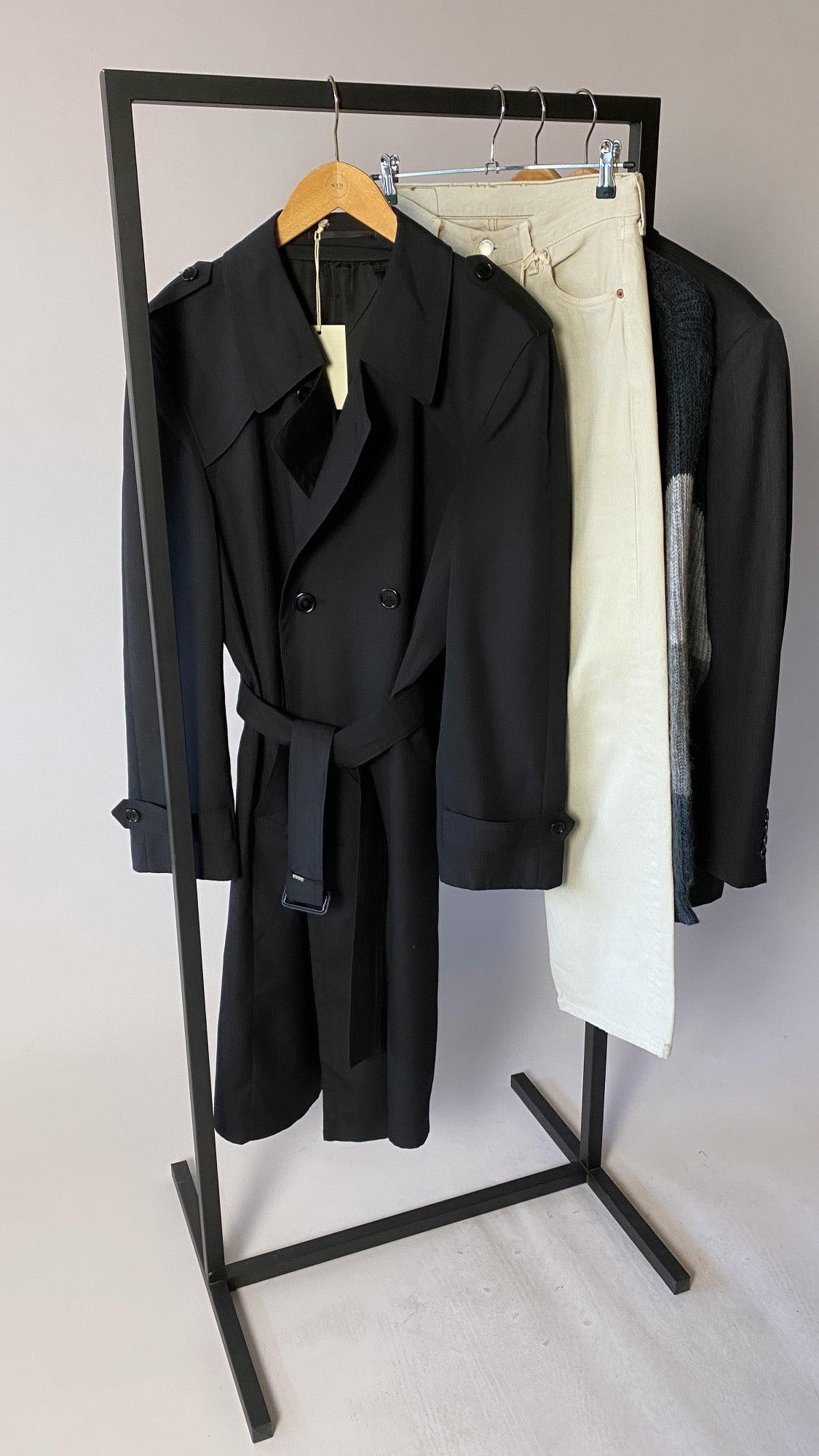 Classic trench coat black