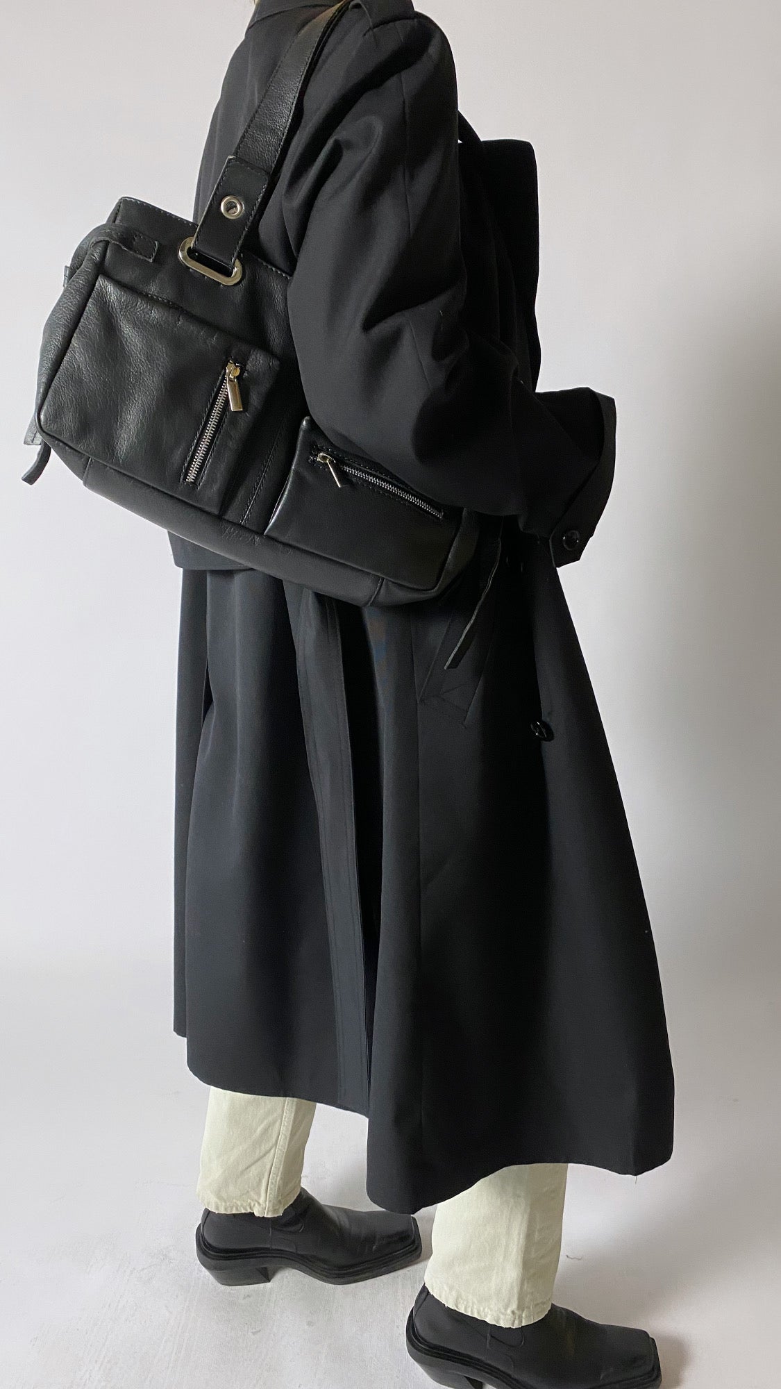 Classic trench coat black