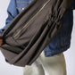 Crossbody bag dark brown - Upcycled