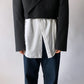 Cropped blazer black - Upcycled