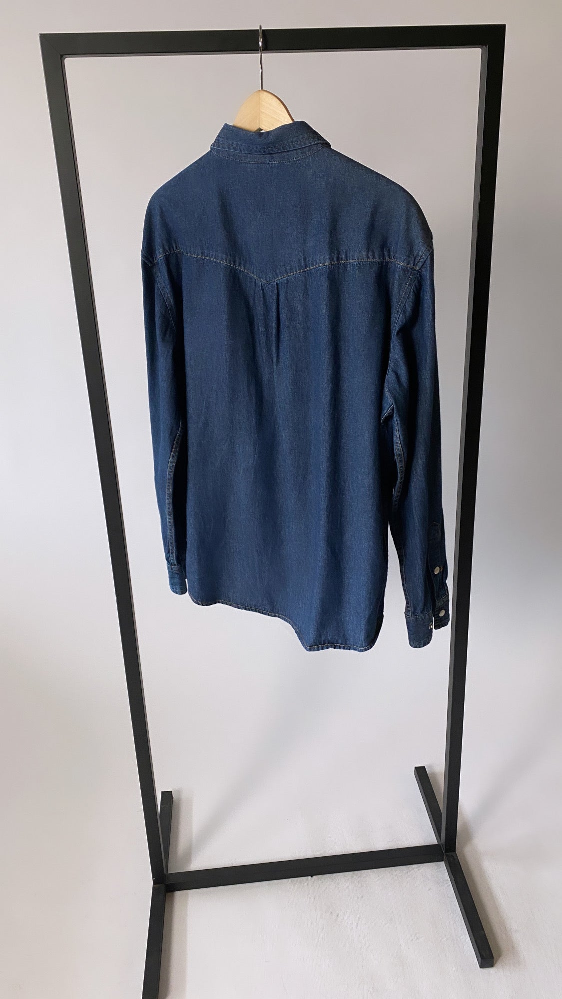 Denim shirt dark blue