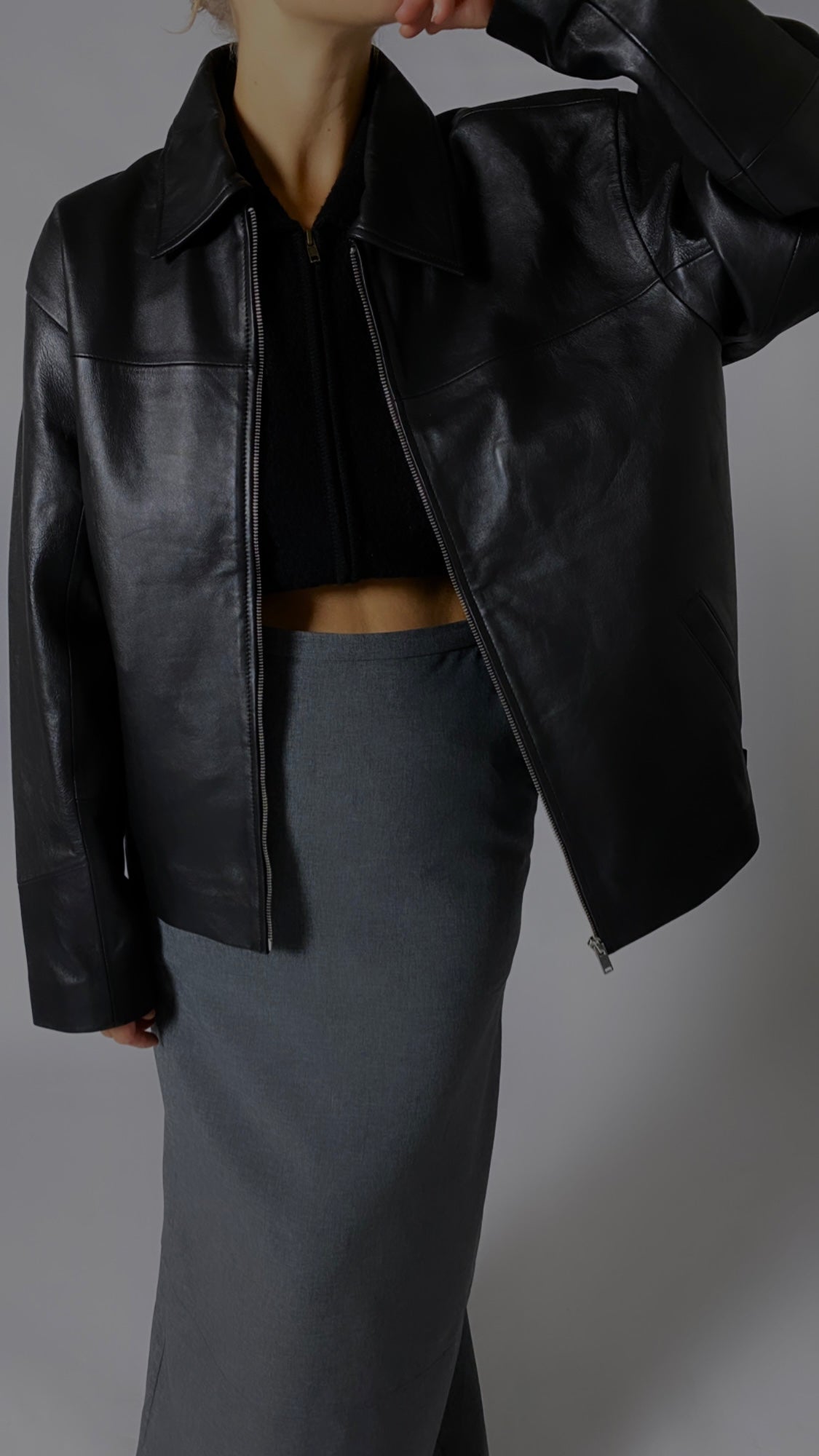 The Leather Jacket - handmade