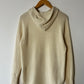 Lambswool hooded sweater | Ivory