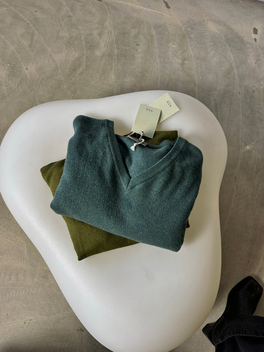 Fine wool sweater |Sea green