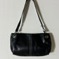 Leather shoulder bag | Black