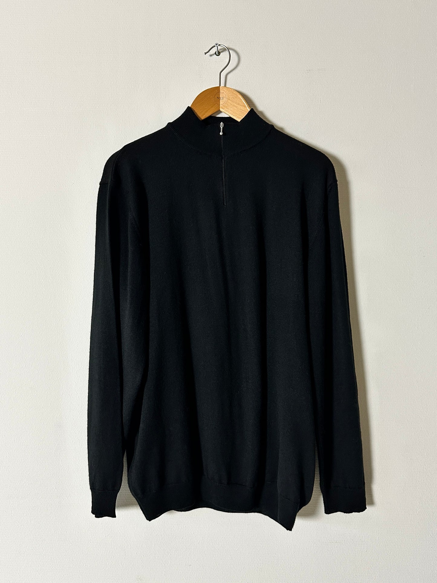 Half-zip knit | Black