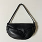 Leather shoulder bag | Black