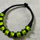 Glass beaded necklace | Green