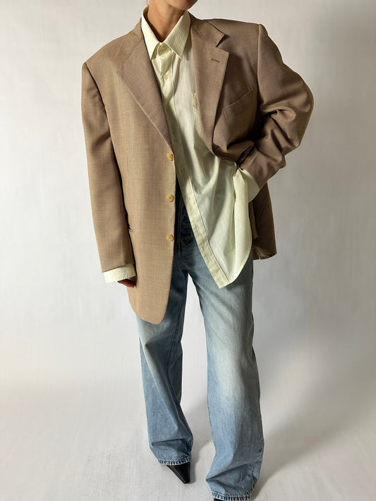 Oversized blazer | Beige - Brick