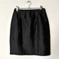 Silk mini skirt | Black