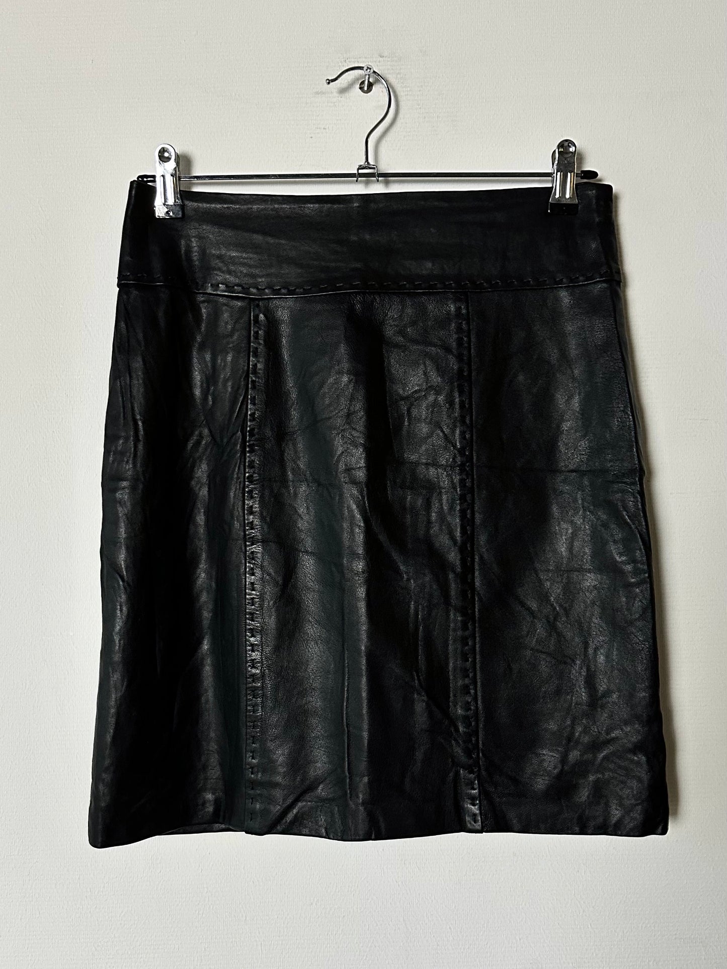 Leather skirt | Black