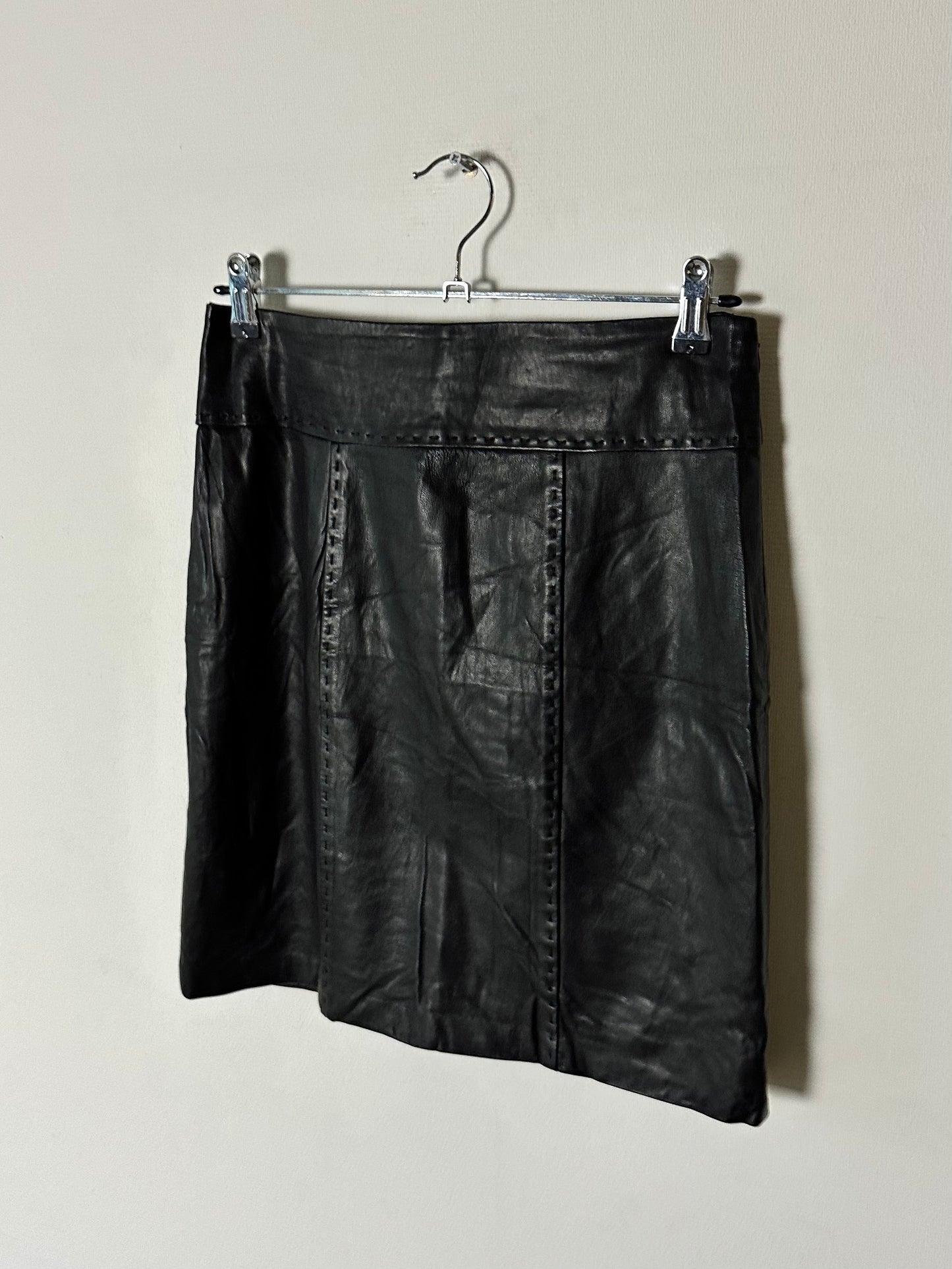 Leather skirt | Black