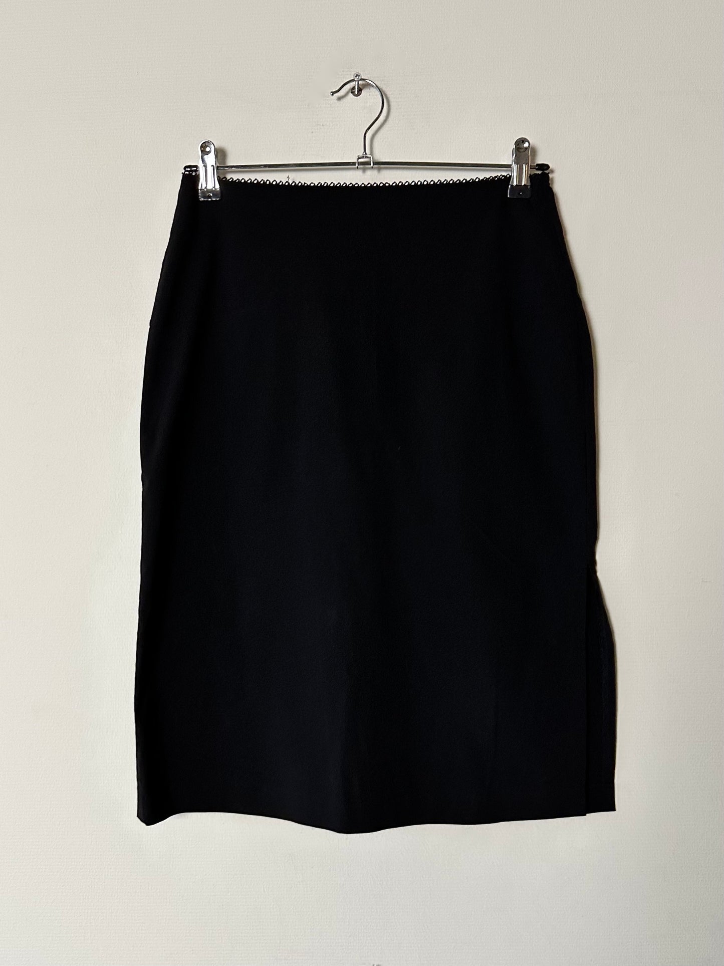 Midi pencil skirt | Black