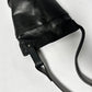 Leather bucket bag | Black