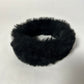 Faux fur headband | Black