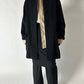 Wool Angora coat | Black