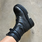 Ann Demeulenmeester lace up combat boots | Black