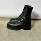 Ann Demeulenmeester lace up combat boots | Black