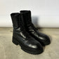 Ann Demeulenmeester lace up combat boots | Black