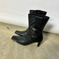 Leather ankle boots | Black